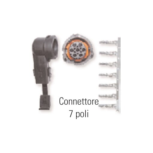 Connettore 7 poli AMP DIN 13